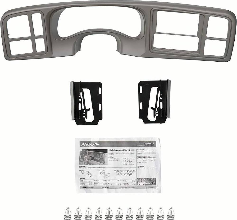 Alt View 11. Metra - Dash Kit for Select 1999-2002 Chevrolet and GMC Vehicles - Pewter.