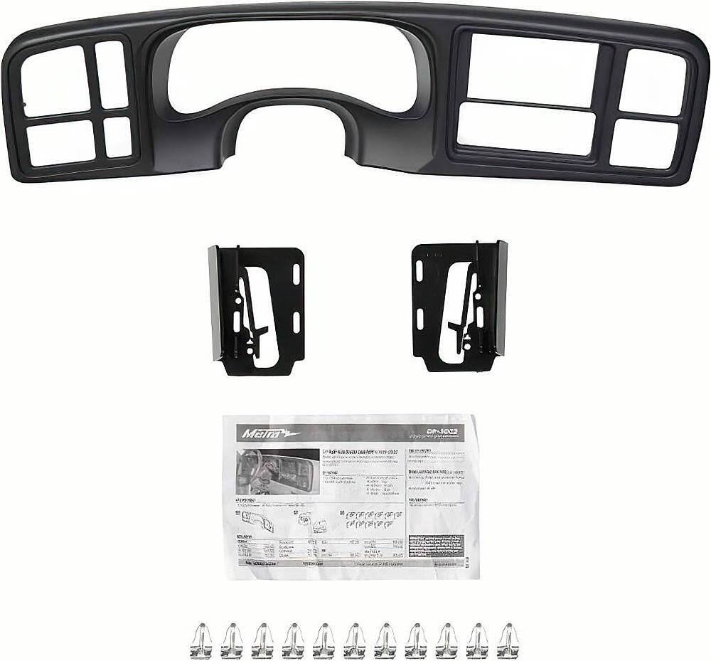 Alt View 11. Metra - Dash Kit for Select 1999-2002 Chevrolet and GMC Vehicles - Gray.