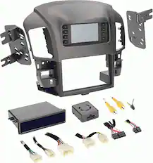 Angle. Metra - Dash Kit for Select 1999-2003 Lexus RX DIN - Gray/Black Trim.