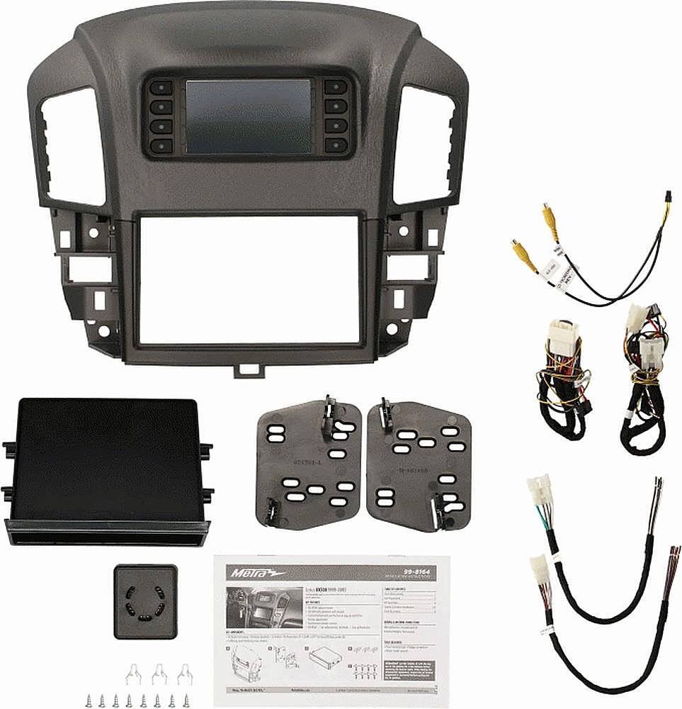 Alt View 15. Metra - Dash Kit for Select 1999-2003 Lexus RX DIN - Gray/Black Trim.