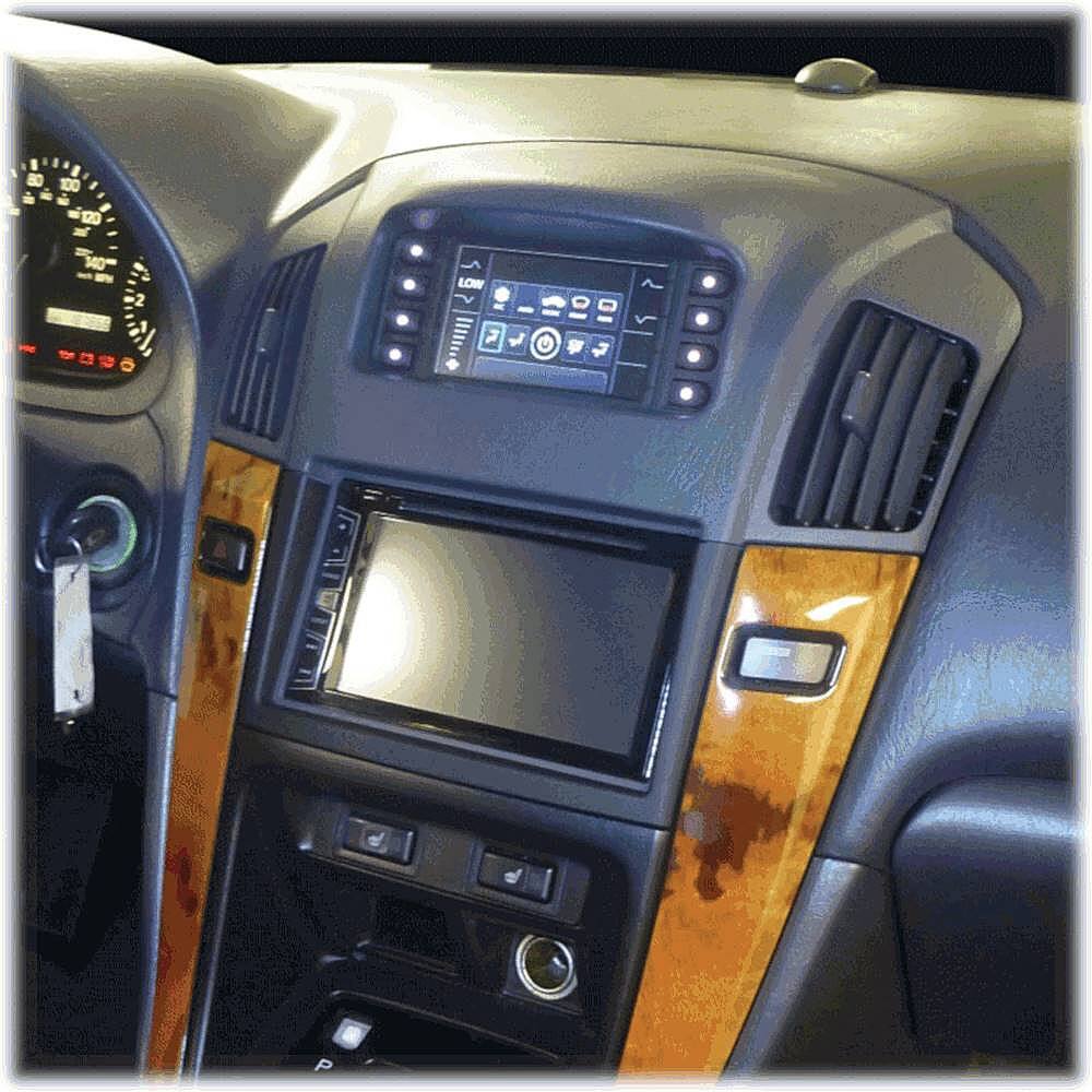 Alt View 16. Metra - Dash Kit for Select 1999-2003 Lexus RX DIN - Gray/Black Trim.