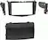 Angle. Metra - Dash Kit for Select 2008-2011 Mercedes-Benz C DIN DDIN - Matte Black.