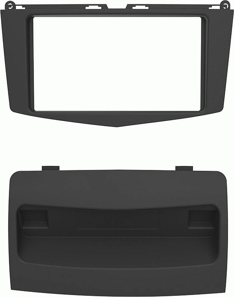 Alt View 11. Metra - Dash Kit for Select 2008-2011 Mercedes-Benz C DIN DDIN - Matte Black.