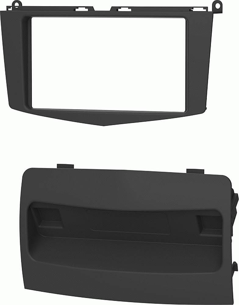 Alt View 12. Metra - Dash Kit for Select 2008-2011 Mercedes-Benz C DIN DDIN - Matte Black.