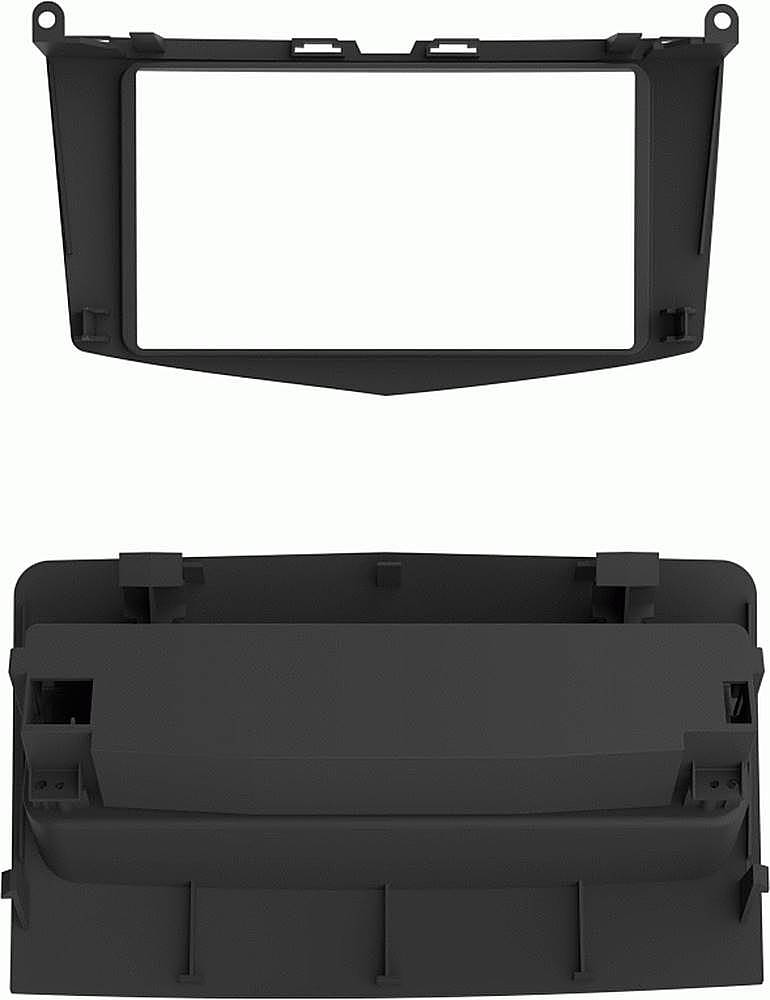 Alt View 13. Metra - Dash Kit for Select 2008-2011 Mercedes-Benz C DIN DDIN - Matte Black.