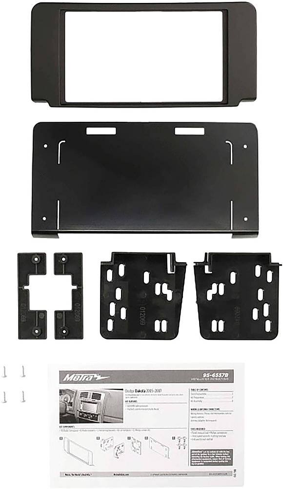 Alt View 14. Metra - Dash Kit for Select 2005-2007 Dodge Dakota DDIN - Matte Black.