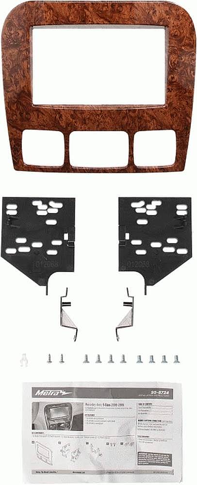 Alt View 14. Metra - Dash Kit for Select 2000-2006 Mercedes-Benz S - Woodgrain.