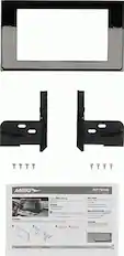 Front. Metra - Dash Kit for Select 2019-Up Toyota RAV4 Vehicles - Gloss Black.
