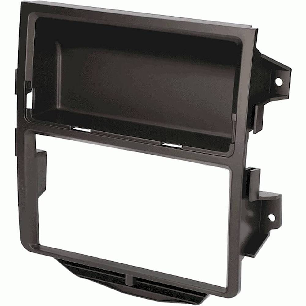 Left. Metra - Dash Kit for Select Porsche Vehicles - Matte Black.