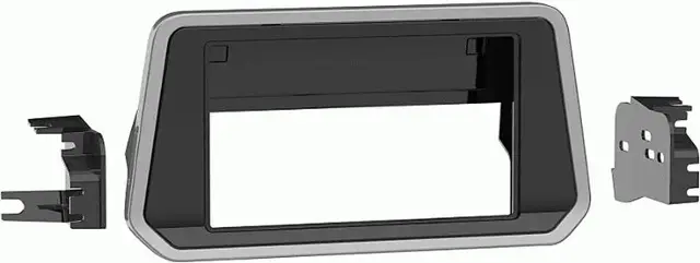 Angle. Metra - Dash Kit for Select 2020-2023 Nissan Sentra DIN - Black.