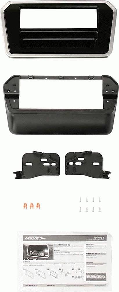 Alt View 15. Metra - Dash Kit for Select 2020-2023 Nissan Sentra DIN - Black.