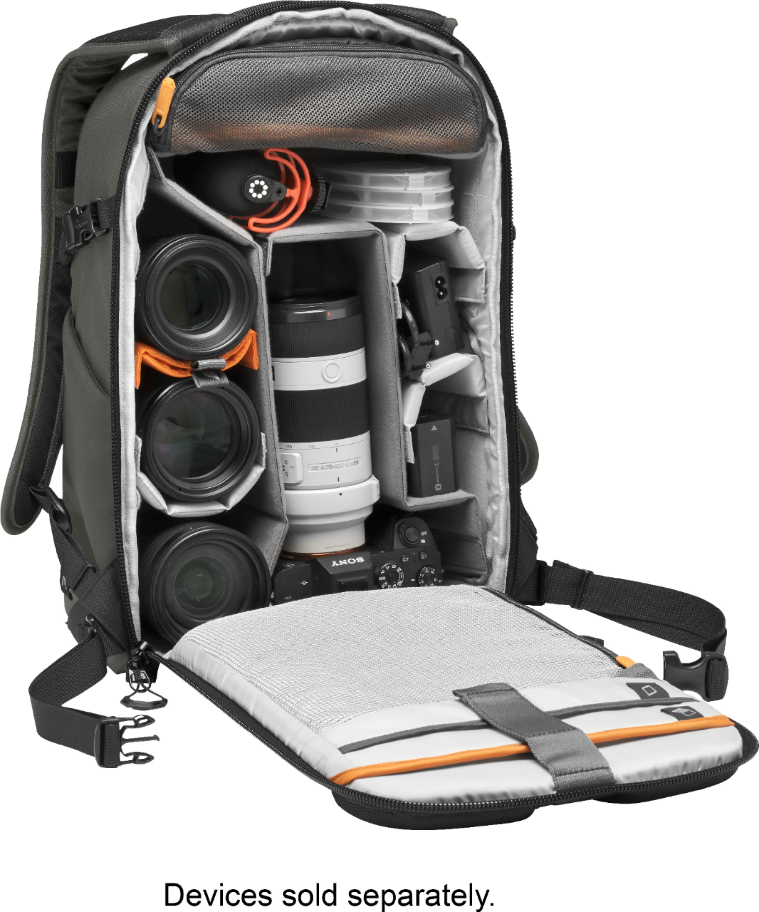 Alt View 12. Lowepro - Flipside BP 300 AW III Backpack - Charcoal.