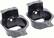 Angle. Metra - Fog Light Brackets for Select Jeep Wrangler Vehicles (Pair) - Black.