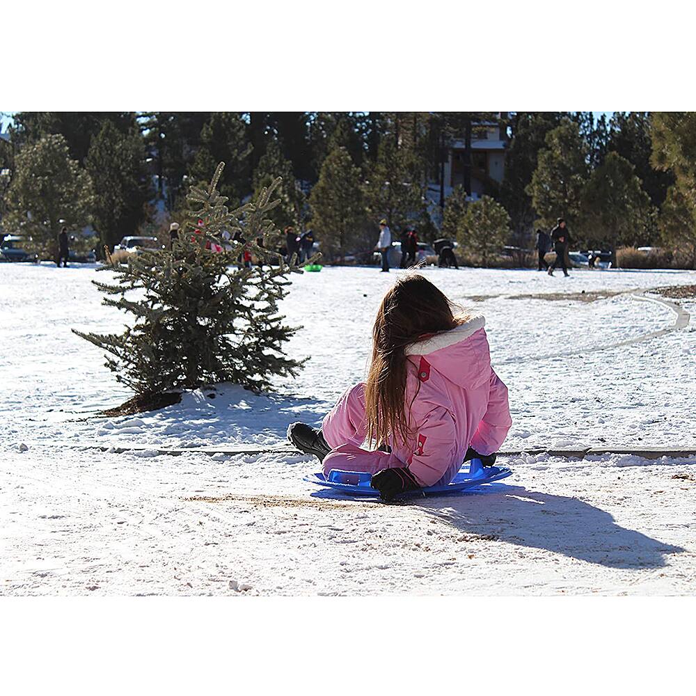 Alt View 12. Slippery Racer - Downhill Pro Batman Plastic Saucer Disc Snow Sled - Black.