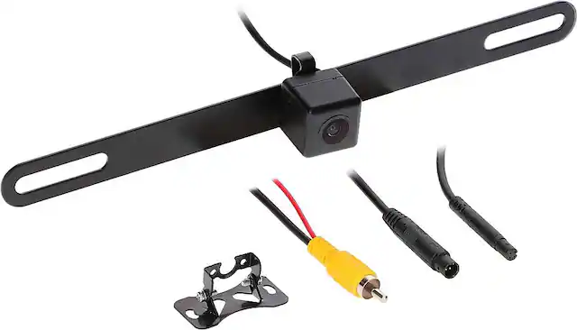 Angle. iBEAM - License Plate Back-Up Camera - Black.