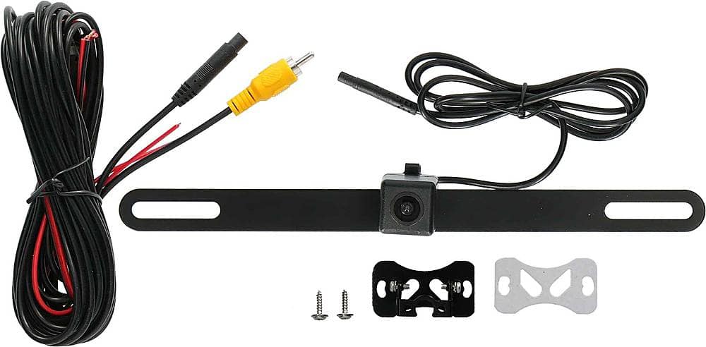 Alt View 11. iBEAM - License Plate Back-Up Camera - Black.