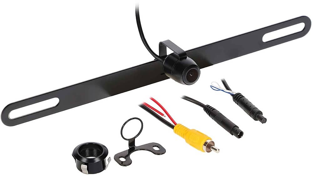 Metra - License Plate Back-Up Camera - Black - Angle_Zoom