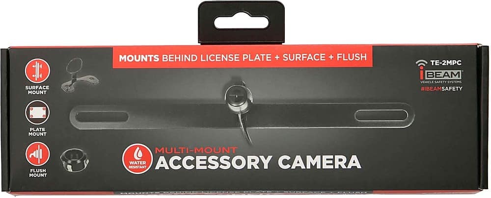 Alt View 12. iBEAM - License Plate Back-Up Camera.