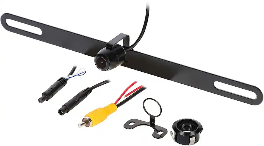 Metra Rear View Camera Metra License Plate Back Up Camera Black TE-2MPC - Best Buy