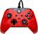 Front. PDP - Wired Controller - Xbox Series X|S - Xbox One - PC - Phantasm Red - Phantasm Red.