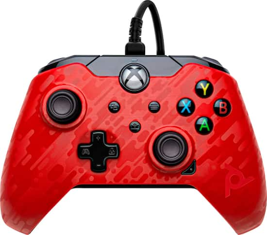 Pdp Wired Controller Xbox Series X S Xbox One Pc Phantasm Red Phantasm Red 049 012 Na Cmrd Best Buy