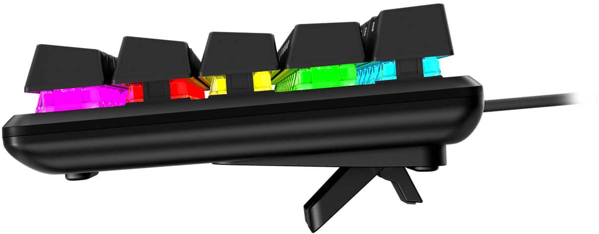 Alt View 14. HyperX - Alloy Origins 60% Wired Mechanical Linear Red Switch Gaming Keyboard and RGB Back Lighting - Black.