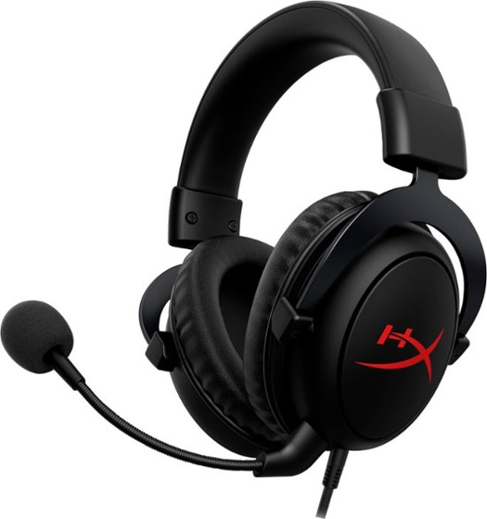 sætte ild forstørrelse Så hurtigt som en flash HyperX Cloud Core Wired DTS Headphone:X Gaming Headset for PC, Xbox X|S,  and Xbox One Black 4P4F2AA/HX-HSCC-2-BK/WW - Best Buy