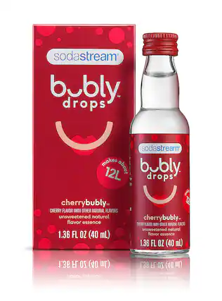 Angle. SodaStream - Bubly Drops - Cherry.