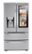 Front Zoom. LG - 28 cu.ft. 4 Door French Door with InstaView Dual Ice with Craft Ice, Double Freezer and Smart Wi-Fi Enabled - Stainless steel.