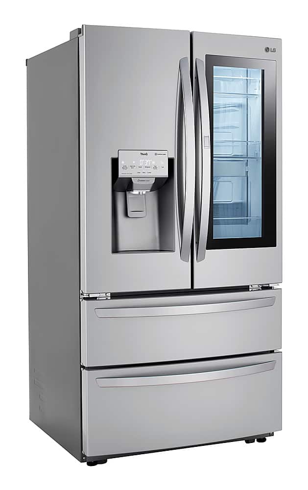 Alt View 16. LG - 28 Cu. Ft. 4-Door French Door Smart Refrigerator with Dual Ice - Stainless Steel.