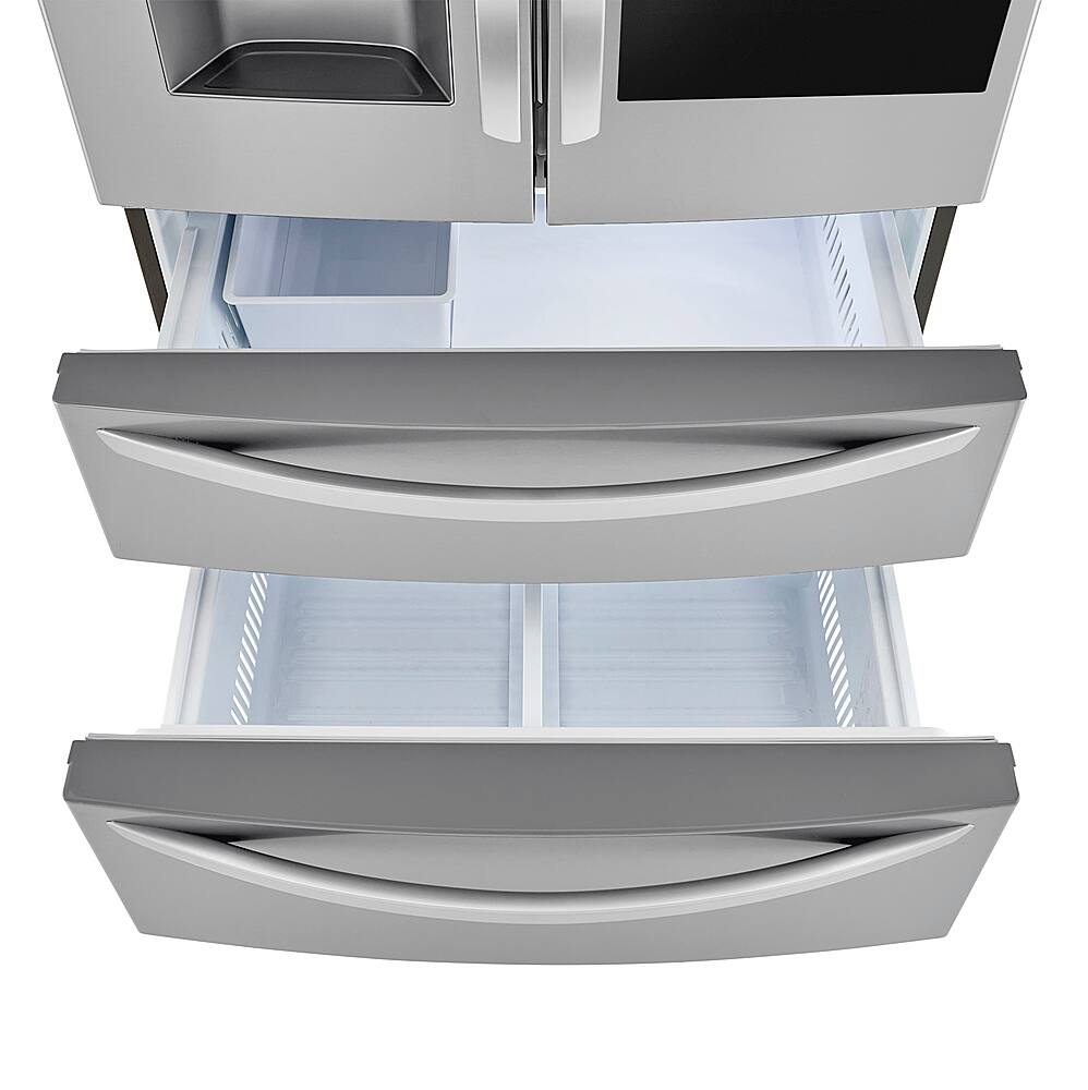 Alt View 23. LG - 28 Cu. Ft. 4-Door French Door Smart Refrigerator with Dual Ice - Stainless Steel.