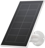 Arlo - Mounted Solar Panel Charger for Pro 5S 2K, Pro 4, Pro 3, Floodlight, Ultra 2, and Ultra Cameras - White - Alt_View_Zoom_1