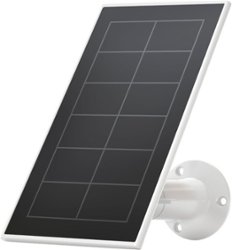 Mounted Solar Panel Charger for Arlo Pro 5S 2K, Pro 4, Pro 3, Floodlight, Ultra 2, and Ultra Cameras - White - Alt_View_Zoom_1