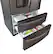Alt View 13. LG - 28 Cu. Ft. 4-Door French Door Smart Refrigerator with Dual Ice - Printproof Black Stainless Steel.