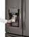 Alt View 24. LG - 28 Cu. Ft. 4-Door French Door Smart Refrigerator with Dual Ice - Printproof Black Stainless Steel.