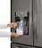 Alt View 26. LG - 28 Cu. Ft. 4-Door French Door Smart Refrigerator with Dual Ice - Printproof Black Stainless Steel.