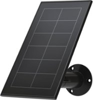 Arlo - Mounted Solar Panel Charger for Pro 5S 2K, Pro 4, Pro 3, Floodlight, Ultra 2, and Ultra Cameras - Black - Alt_View_Zoom_1