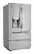 Angle. LG - 28 Cu. Ft. 4 Door French Door Smart Refrigerator with Dual Ice with Craft Ice and Double Freezer - Printproof Stainless Steel.