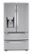 Front Zoom. LG - 28 Cu.Ft. 4 Door French Door Smart Refrigerator with Dual Ice with Craft Ice and Double Freezer - Stainless steel.