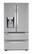 Front. LG - 28 Cu. Ft. 4 Door French Door Smart Refrigerator with Dual Ice with Craft Ice and Double Freezer - Stainless Steel.