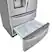 Alt View 15. LG - 28 Cu. Ft. 4 Door French Door Smart Refrigerator with Dual Ice with Craft Ice and Double Freezer - Stainless Steel.