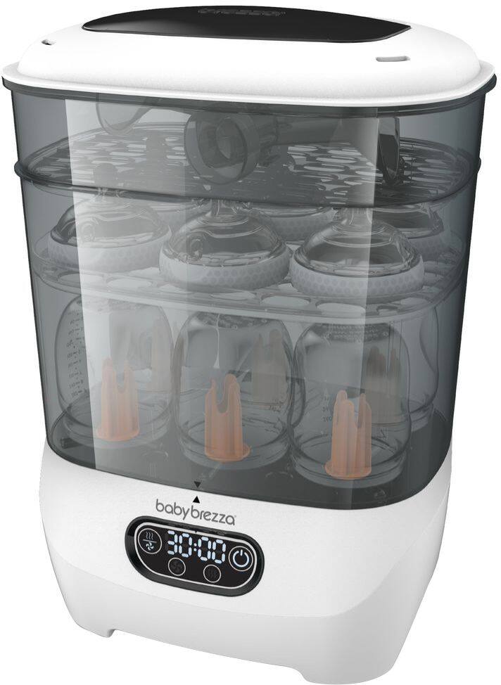 Alt View 14. Baby Brezza - One Step Baby Bottle Sterilizer and Dryer Advanced - White.