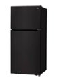 Angle Zoom. LG - 20.2 Cu. Ft. Top-Freezer Refrigerator - Black.