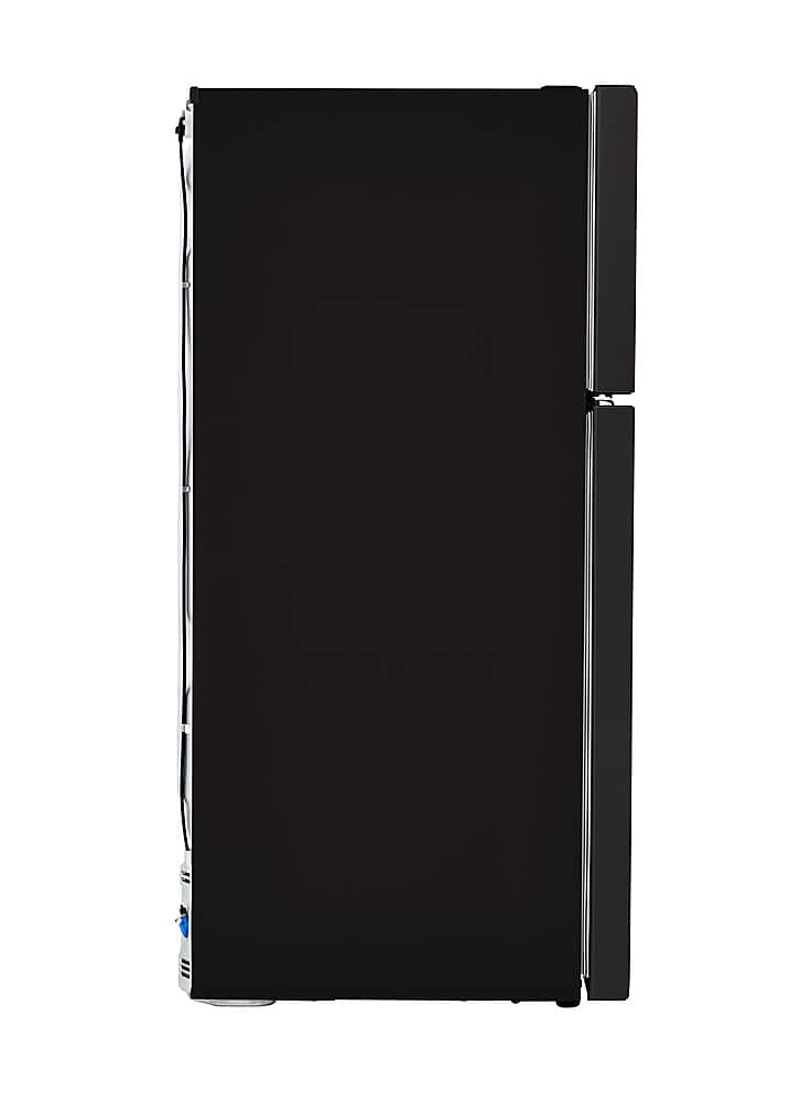 Alt View 11. LG - 20.2 Cu. Ft. Top-Freezer Refrigerator - Black.