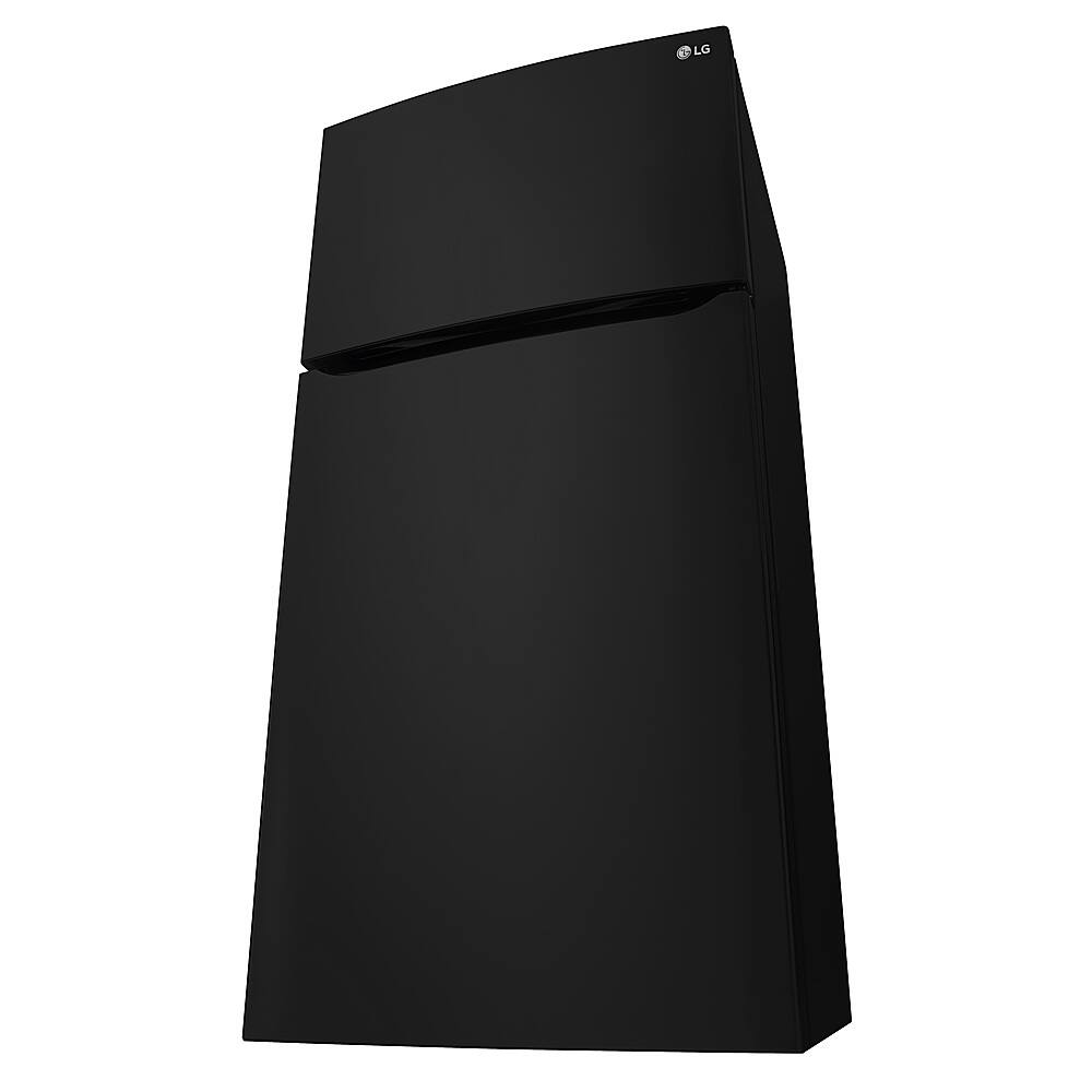 Alt View 14. LG - 20.2 Cu. Ft. Top-Freezer Refrigerator - Black.