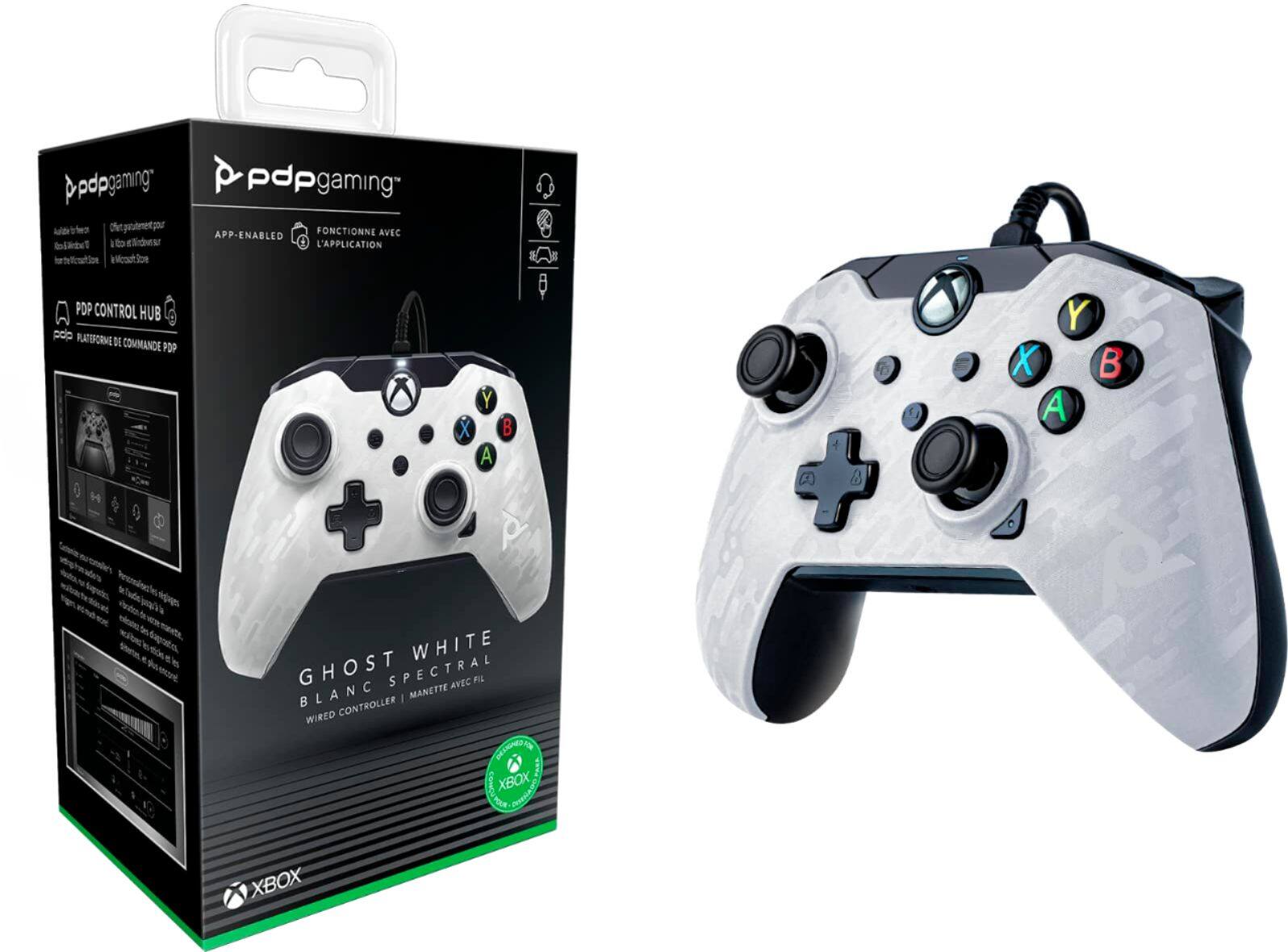 Comando PDP Wired Kinetic White (Xbox Series X)