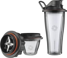 Vitamix - Ascent Series Blending Cup & Bowl Starter Kit - Black - Angle_Zoom