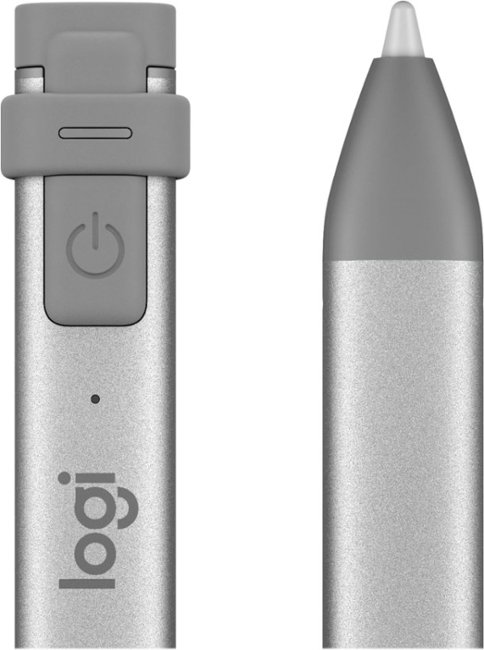 Logitech - Crayon Digital Pencil for All Apple iPads (2018 releases and later) - Mid Gray_3