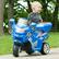 Alt View 13. Toy Time - Toy Time Ride-On Motorcycle- 6V Battery Powered Black Toy Trike- 3 Wheeled Motorized Bike (Blue) - Blue.