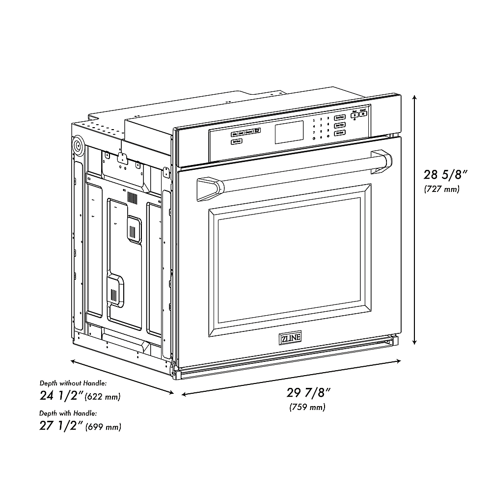 Professional 30 Wall Oven with Self Clean (AWS-30)